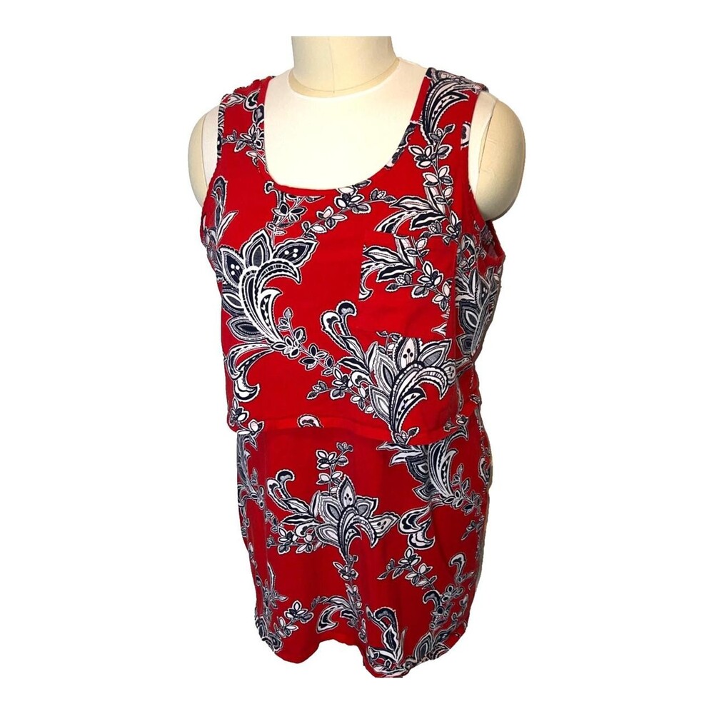 Venus Women's Red and Black Dress